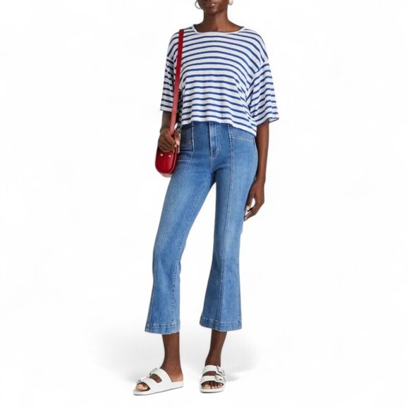 Veronica Beard carson high-rise kick-flare jeans Size 29 - Picture 2 of 12